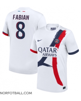 Billige Fotballdrakt Paris Saint-Germain Fabian Ruiz #8 Replika Bortedrakt 2024-25 Kortermet
